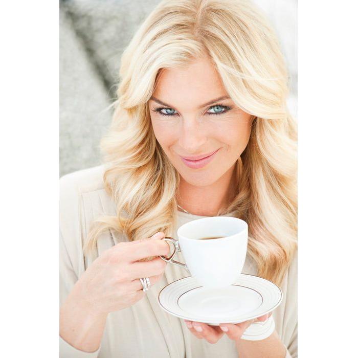 Magnor Lerk Fat Till Kaffekopp 15 cm Vit