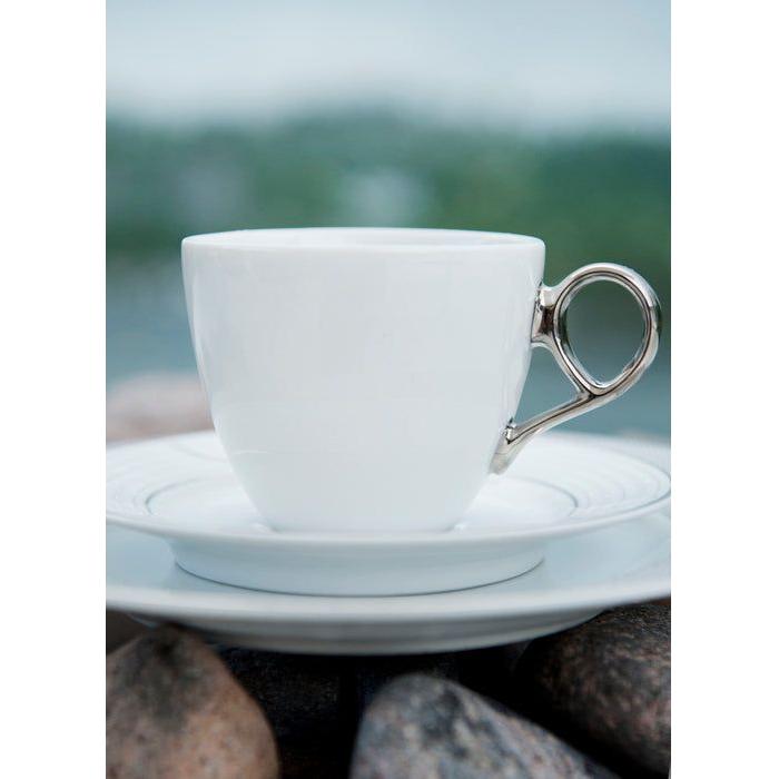Magnor Lerk Fat Till Kaffekopp 15 cm Vit